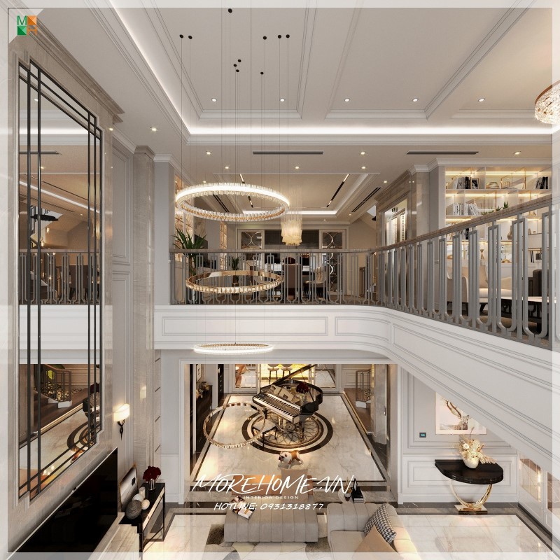 thiết kế nội thất căn hộ Duplex